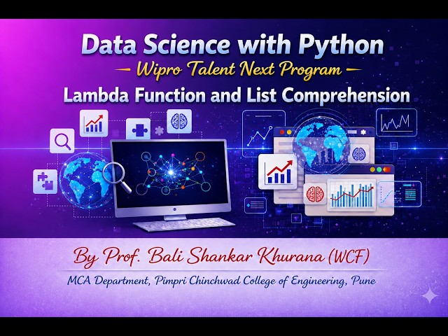 Lambda  Function and List Comprehension