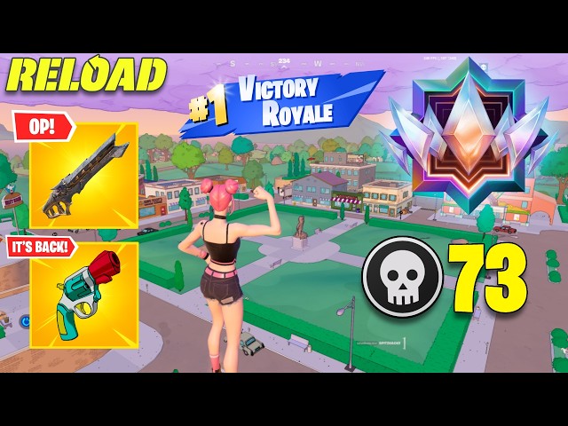 73 Kills UNREAL LEGENDS Solo Zero Build Reload Ranked Wins | High Kill Game