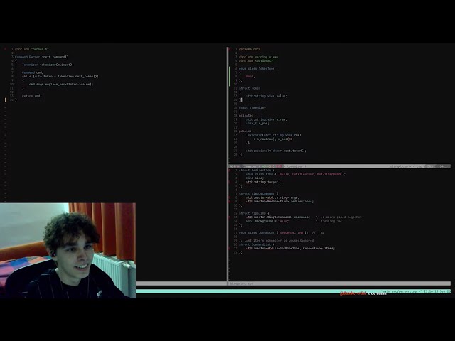 Writing a Custom Shell in C++ From Scratch | Live-coding, no vibe-coding