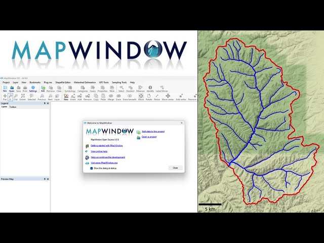 Watershed Delineation Using MapWindow GIS