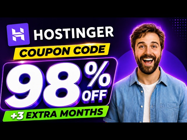 Hostinger Coupon Code Today | Hostinger Website Builder | Biggest Hostinger Discount