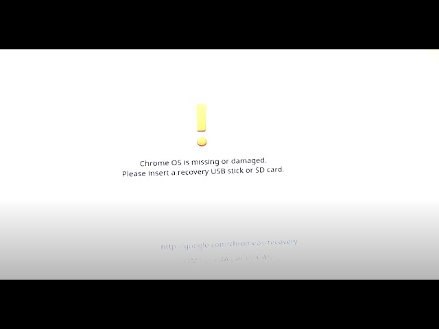 Chrome OS Missing or Damaged TroubleShooting Guide