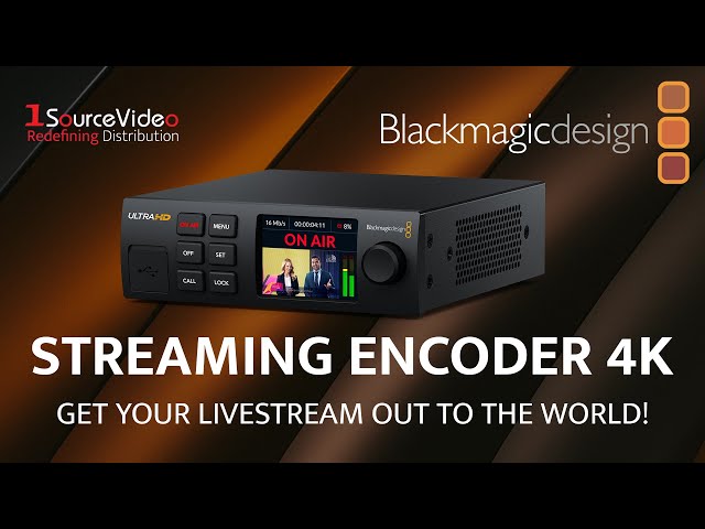 Check Out Blackmagic Design's NEW Streaming Encoder 4K!