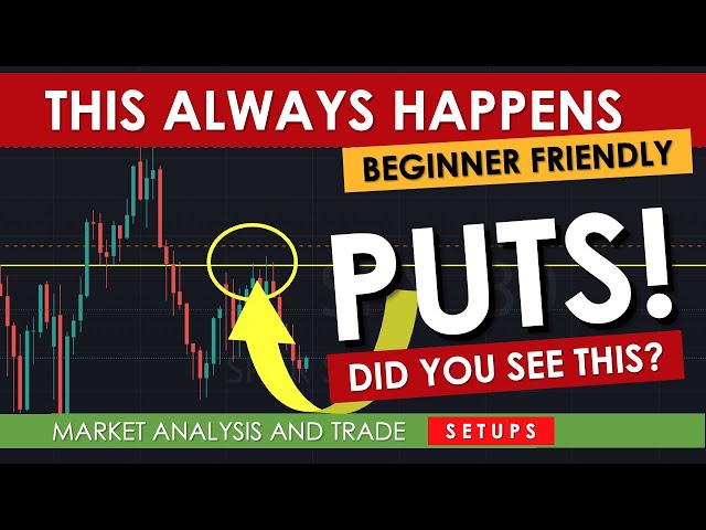 BIG PROFITS! OBVIOUS INDICATOR! Profitable Day Trading Analysis SPY QQQ