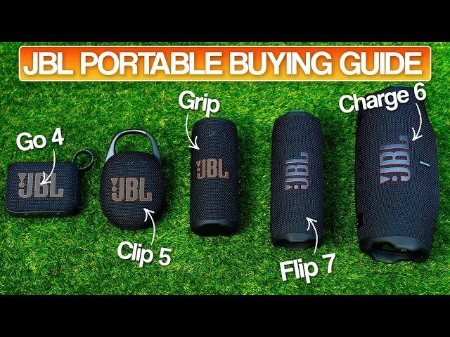 ¿No te decides entre los altavoces JBL? JBL Go 4, Clip 5, Flip 7 y Charge 6