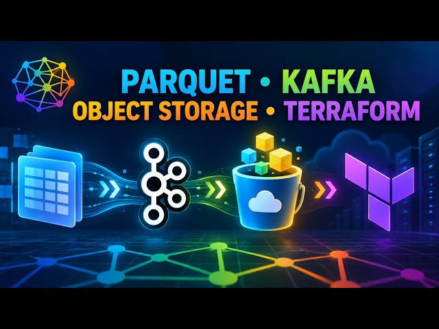 How Enterprise Data Platforms Work: Parquet, Kafka, Object Storage & Terraform