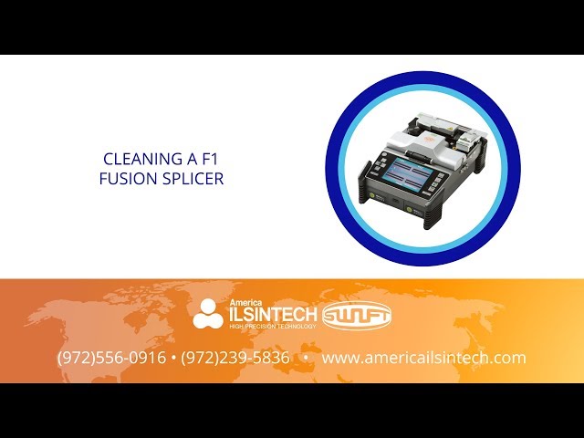 UCL Swift - Cleaning a F1 Fusion Splicer