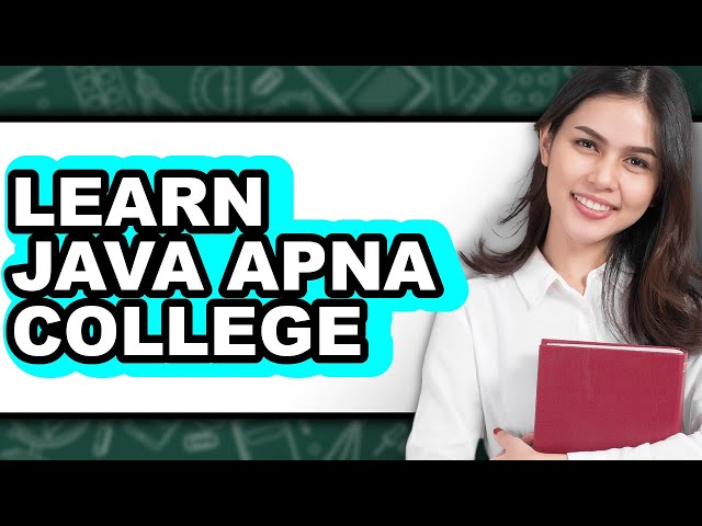 How to Learn Java Apna College (Only Way)