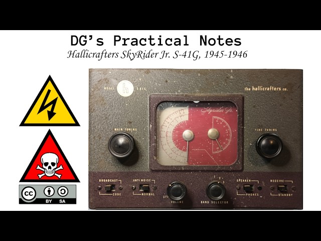 DG’s Practical Notes, R#29 Hallicrafters Sky Rider Jr. S-41G, 1945-1946