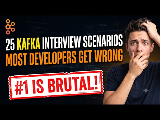 25 Kafka Interview Scenarios Most Developers Get Wrong (#1 Is Brutal)