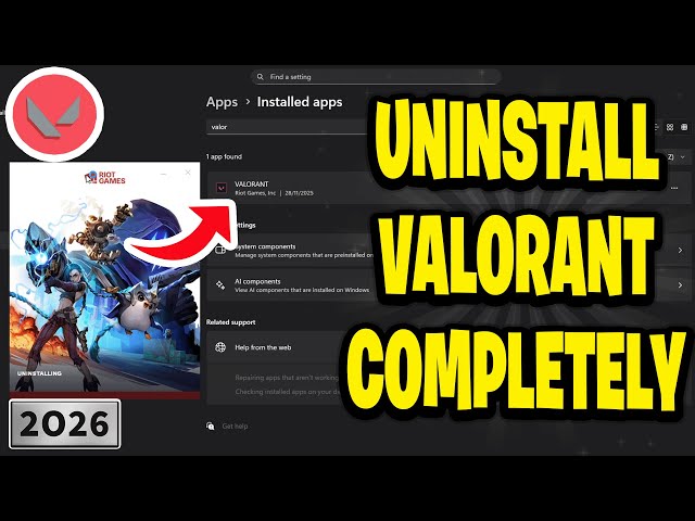 How To Uninstall Valorant Completely - 2026