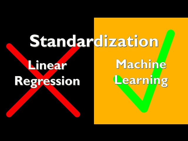 Machine Learning Basics 05: Standardization and why you shouldn't do it for linear regression