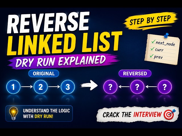 Leetcode 206 | Reverse Linked List | Grinding Everyday