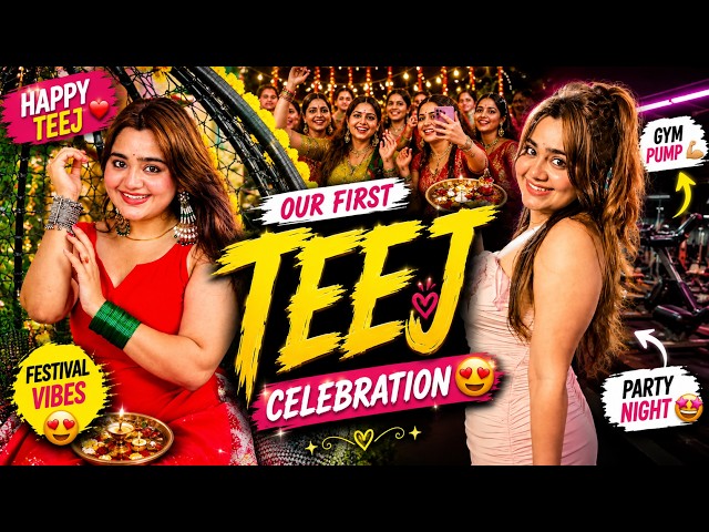 OUR FIRST TEEJ! 😱 Swing, Celebration & CRAZY Fun | Teej Vlog