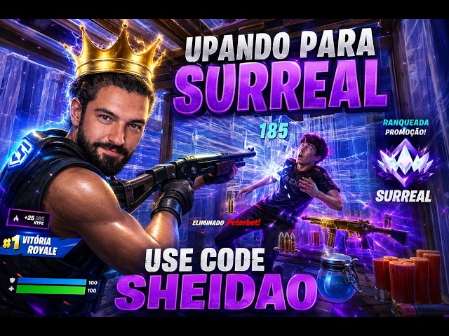Jogando ranked  com apoiadores e amigos. (CODE "SHEIDAO") #AD😈| PT - BR !pix !youtube