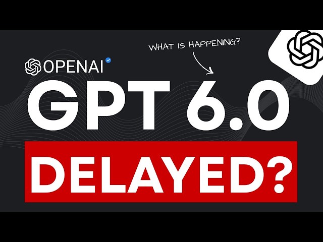 GPT 6 Training Is Paused But OpenAI Says Big Week Ahead...