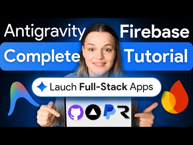 Antigravity x Firebase Build INSANE Apps FOR You! (Gemini 3.1 Tutorial)