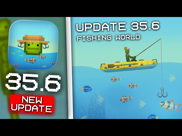 NEW UPDATE 35.6! FISHING WORLD in Melon Playground