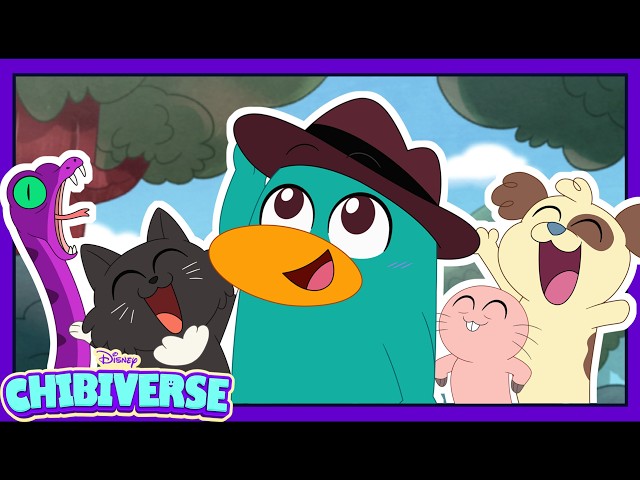 Perry Helps Lost Chibi-pets Find Their Way Back Home 🥺🏡 | Chibiverse | Disney Channel