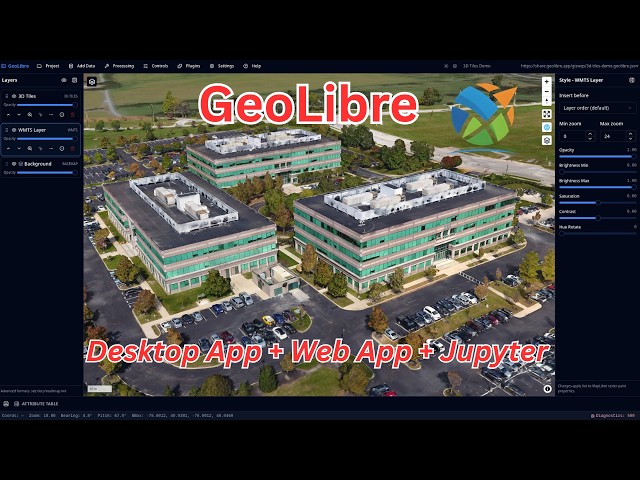 GeoLibre 1.0: A Free, Open-Source Cloud-Native GIS That Runs Anywhere (Browser, Desktop & Jupyter)