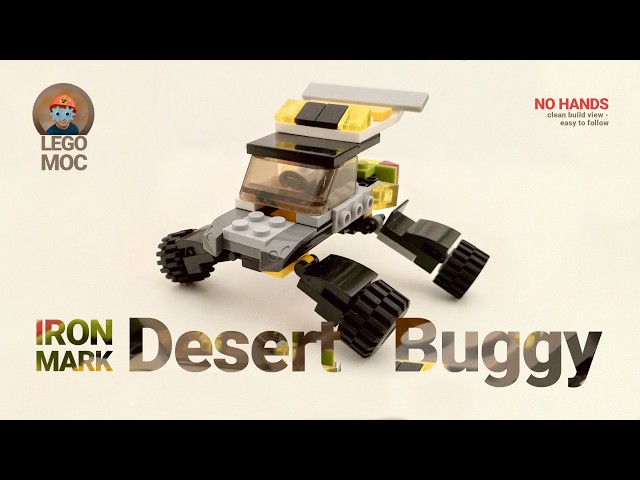 How to Build a LEGO "IronMark" Desert Buggy MOC 🏜️ Step-by-Step Tutorial