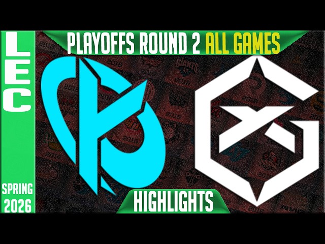 KC vs GX Highlights ALL GAMES | LEC Spring 2026 Playoffs | Karmine Corp vs GiantX