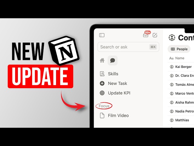 NEW NOTION UPDATE: Custom Sidebar Is Here