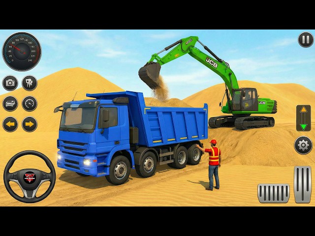 🚧 Railroad Builder Simulator 3D | Heavy Excavator & Truck Construction JCB | 2026 Android Gameplay