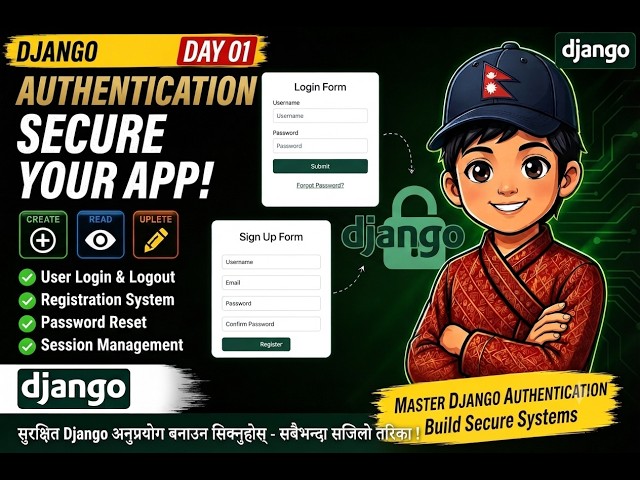 Master Django Authentication in One Video | Login, Register & Logout