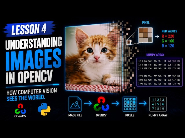 #4 Understanding images in OpenCV | Python for Computer Vision
