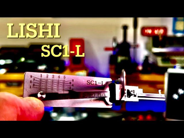 Tips on using a lishi SC1-L, 2-in-1 lock picks 🔏