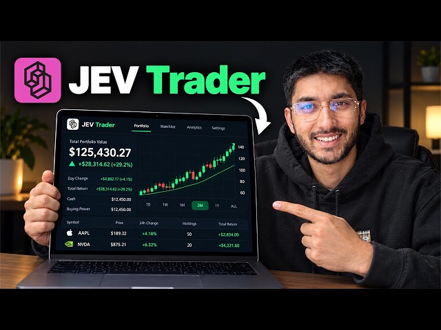 I Turned JEV AI Into A 24/7 Stock Trader (Full Tutorial)