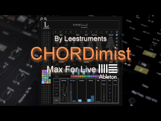 🔥 CHORDimist - Overview (Max For Live Device)  - Reupload