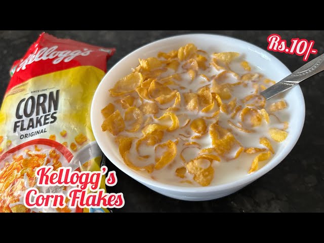Reseña y demostración de los Corn Flakes de Kellogg's | Receta original de los Corn Flakes de Kel...