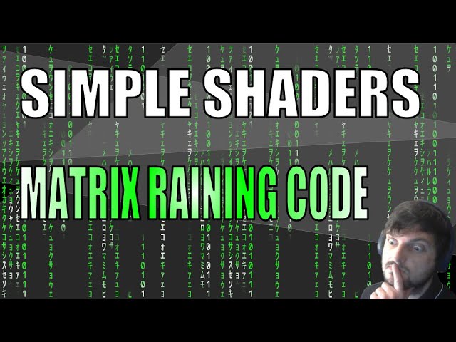 HOW TO MAKE MATRIX RAINING CODE EFFECT - SIMPLE SHADER GRAPHS - Unity 2019 LTS