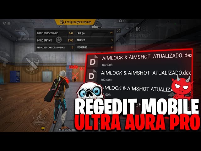 Saiu! REGEDIT MOBILE ULTRA AURA PRO ⚙️ FULL VERMELHO FÁCIL 🍓 SENSIBILIDADE XITADA - TRAVA MA CABEÇA!