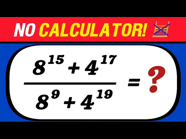 Know the Rules, Skip the Calculator! 🧠🔥 #math #maths #algebra