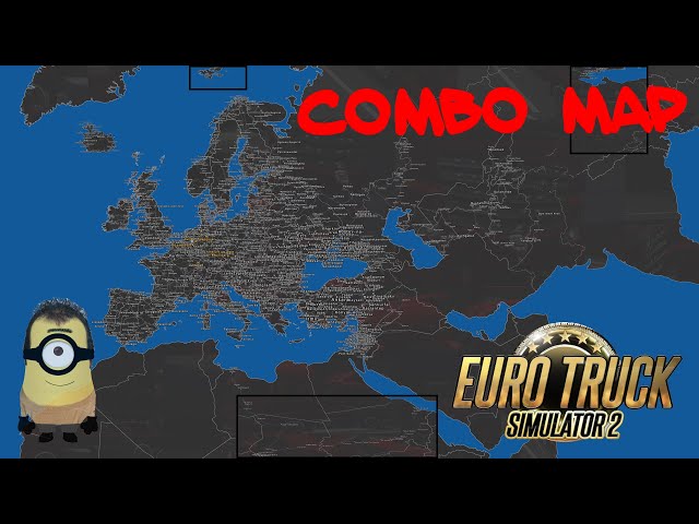 ETS2 1.52 - Map-Combo (10-2024) by Finion #roextended  #rusmap  #promods  #ets2  #combo