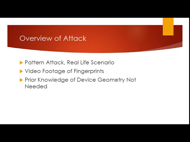 Cracking Android Pattern Lock in Five Attempts