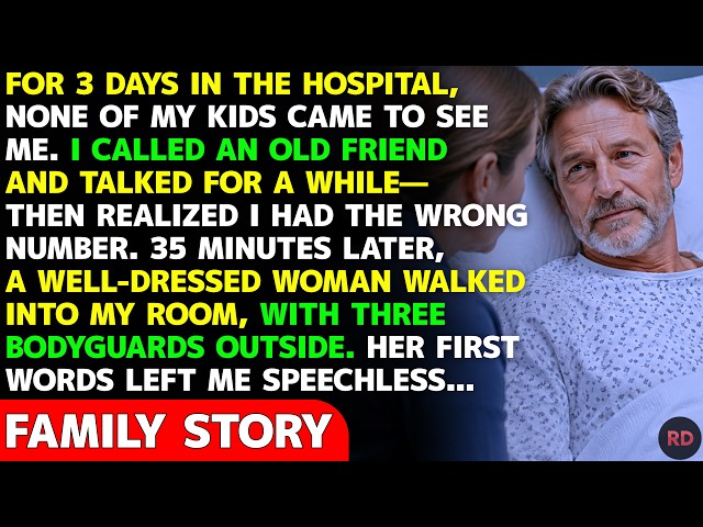 I Called The Wrong Number From My Hospital Bed—35 Minutes Later, A Woman With 3 Bodyguards Showed Up