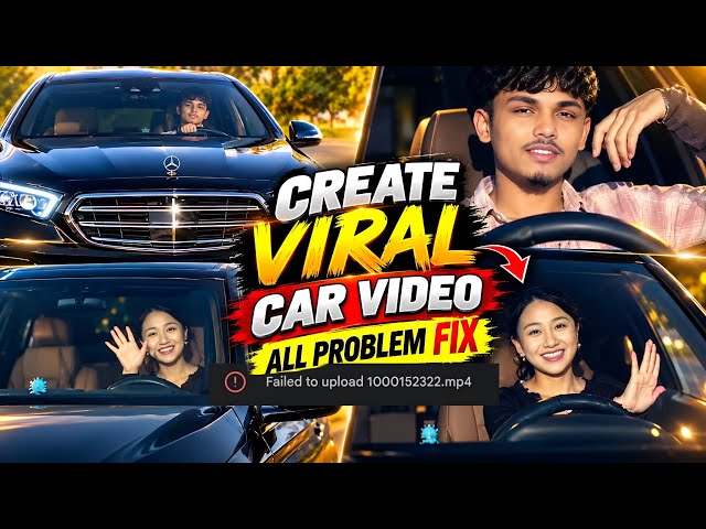 Trending Car Driving Ai Video Editing | Instagram Trending Pata Chalega Song Reels Editing 
