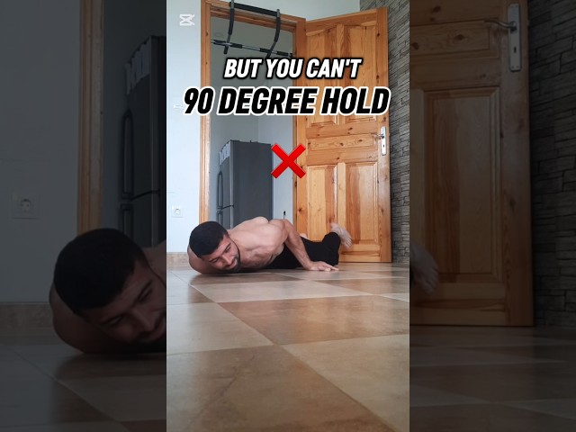 Learn the 90 degree hold in 1 day ✅#calisthenics #tutorial #fitness
