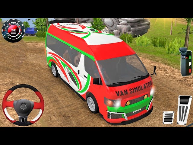 New Van Minibus Driving Games - Minibus Simulator 3D - Bus Game Android Gameplay