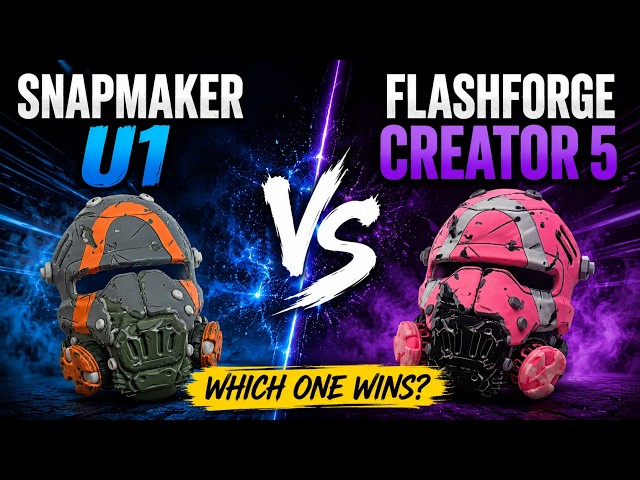 Flashforge Creator 5 vs Snapmaker U1  Which Toolchanger Would I Buy?