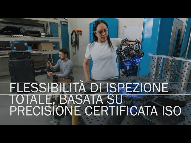 MetraSCAN 3D | Scanner 3D flessibile 3-in-1 per ispezione industriale