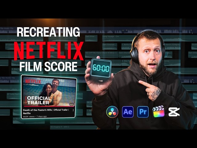 I Composed a Netflix Trailer Score in my VIDEO EDITOR (No Music Theory)