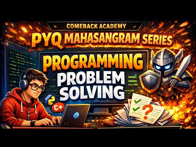 Programming Problem Solving PYQ MAHASANGRAM SERIES Part 1