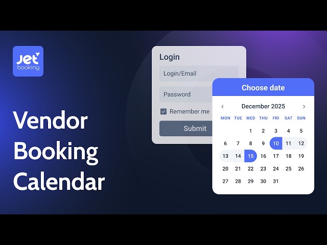 How to Add a Booking Calendar to a Vendor Dashboard in WordPress