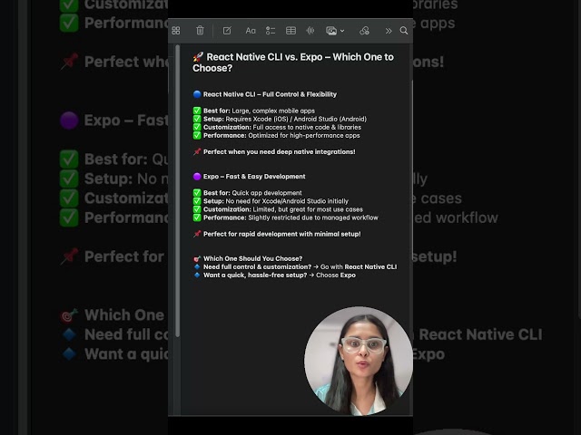 React Native CLI vs Expo | which one should you choose (2025) #mobileappdevelopment #coding