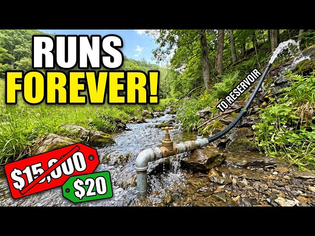 A Water Pump That Runs Forever on Zero Electricity
